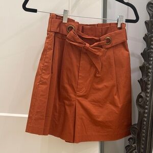 Hutch Rust Paper bag shorts